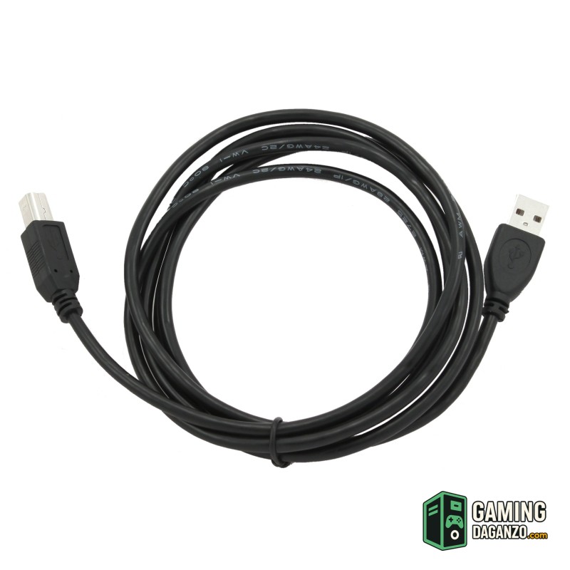 Gembird Cable USB 2.0 Tipo A/M-B/M 1.8 Mts Negro-Accesorios Impresora/Escaner-1 Gamingdaganzo.com
