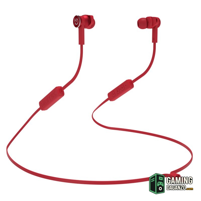 Hiditec Auricular+Mic AKEN BT4,2 Earfix RED-Audio-1 Gamingdaganzo.com