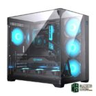 Hiditec Caja Atx Gaming Sky Black USB 3.1 TYPE-C-Cajas y fuentes-1 Gamingdaganzo.com