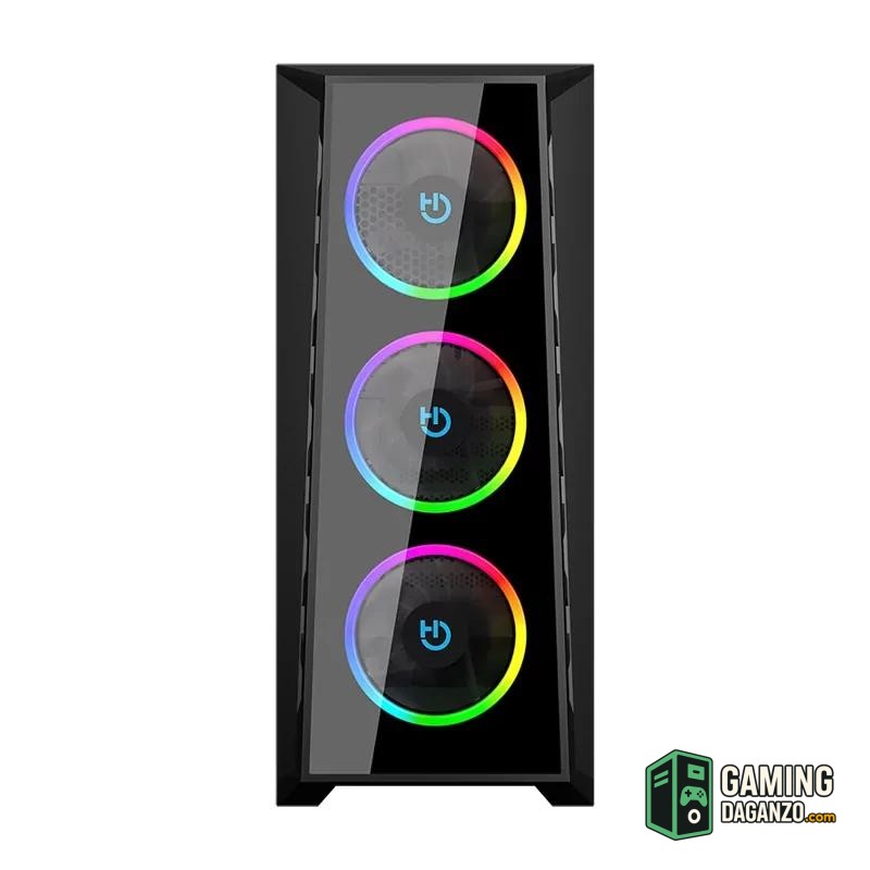 Hiditec Caja ATX MH12 Glass ARGB USB 3.1 TYPE-C-Cajas y fuentes-1 Gamingdaganzo.com