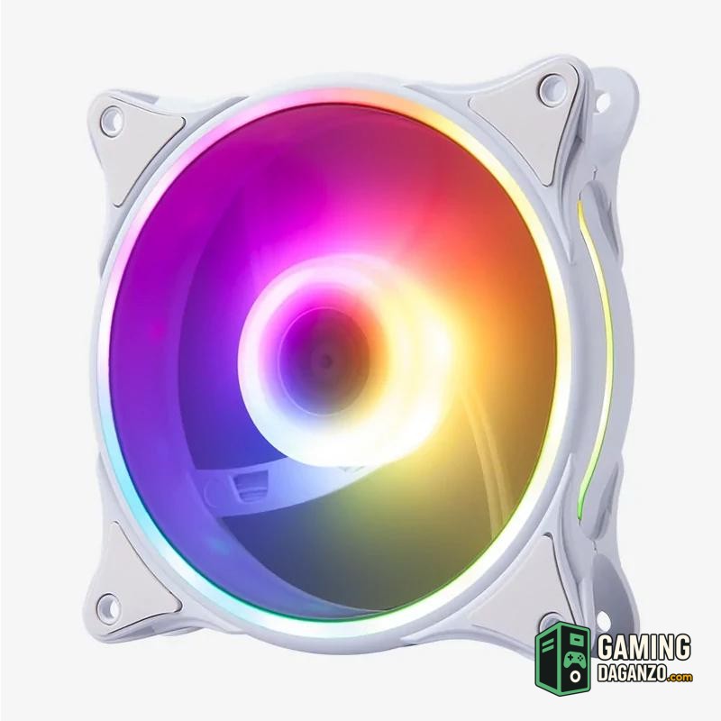 Hiditec Ventilador Gaming ARGB-N-18 WHITE 120 MM-Micros y ventiladores-1 Gamingdaganzo.com