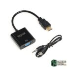 iggual Adaptador HDMI a VGA + audio (3.5 mm)-Accesorios Imagen y Sonido Gamingdaganzo.com