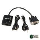 iggual Adaptador VGA a HDMI + audio + microUSB-Accesorios Imagen y Sonido Gamingdaganzo.com