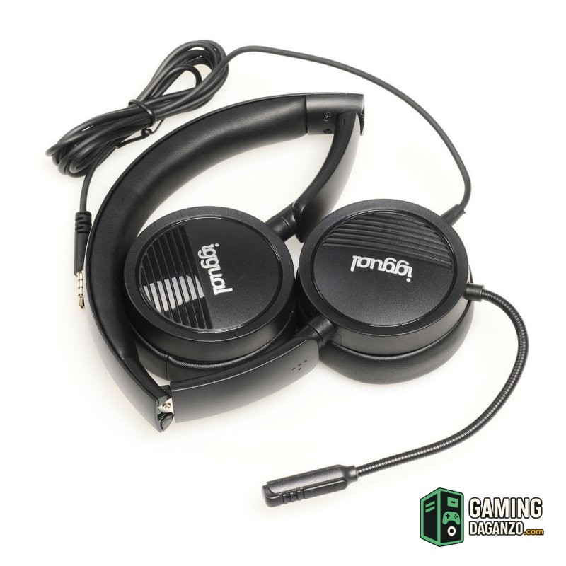 iggual Auriculares con micro Dual Tech USB/3,5 mm-Audio-1 Gamingdaganzo.com