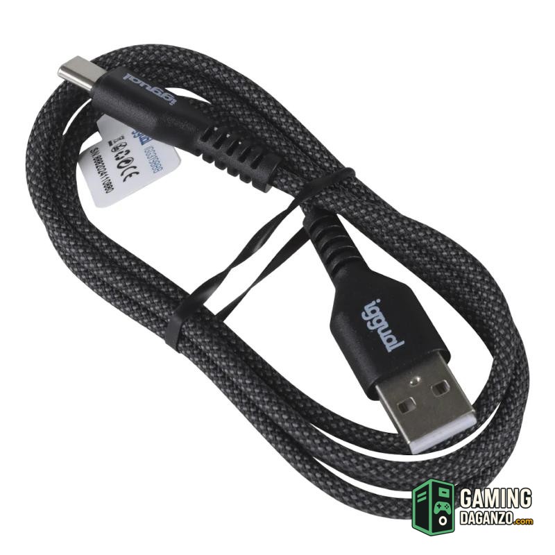 iggual Cable USB-A a tipo C 3A 100 cm trenzado