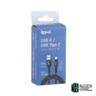 iggual Cable USB-A a tipo C 3A 100 cm trenzado