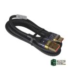 iggual Cable USB-A a tipo C 3A 100 cm trenzado LED