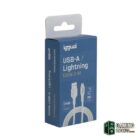 iggual cable USB-A/Lightning 100 cm blanco