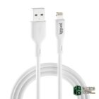 iggual cable USB-A/Lightning 100 cm blanco