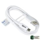 iggual cable USB-A/micro-USB 100 cm blanco