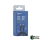 iggual Cable USB-C a tipo C 60W 3A 100 cm trenzado