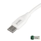 iggual Cable USB-C/USB-C 100 cm blanco Q3.0 3A