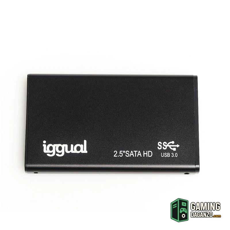 iggual Caja externa aluminio SSD 2.5" SATA USB 3.0-Accesorios Almacenamiento-1 Gamingdaganzo.com