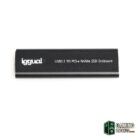 iggual Caja externa USB-C 3.1 SSD M.2 NVMe y SATA-Accesorios Almacenamiento Gamingdaganzo.com
