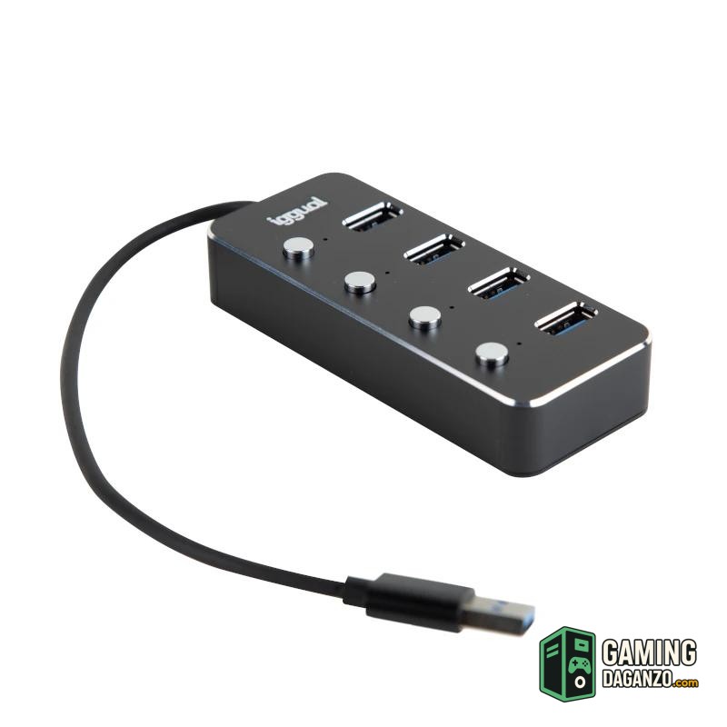 iggual Hub tipo A x 4 puertos USB 3.1 4BUTTONS