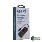 iggual Hub tipo A x 4 puertos USB 3.1 4BUTTONS