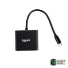 iggual Hub tipo C 3 en 1 HDMI USB3.0 PD100W