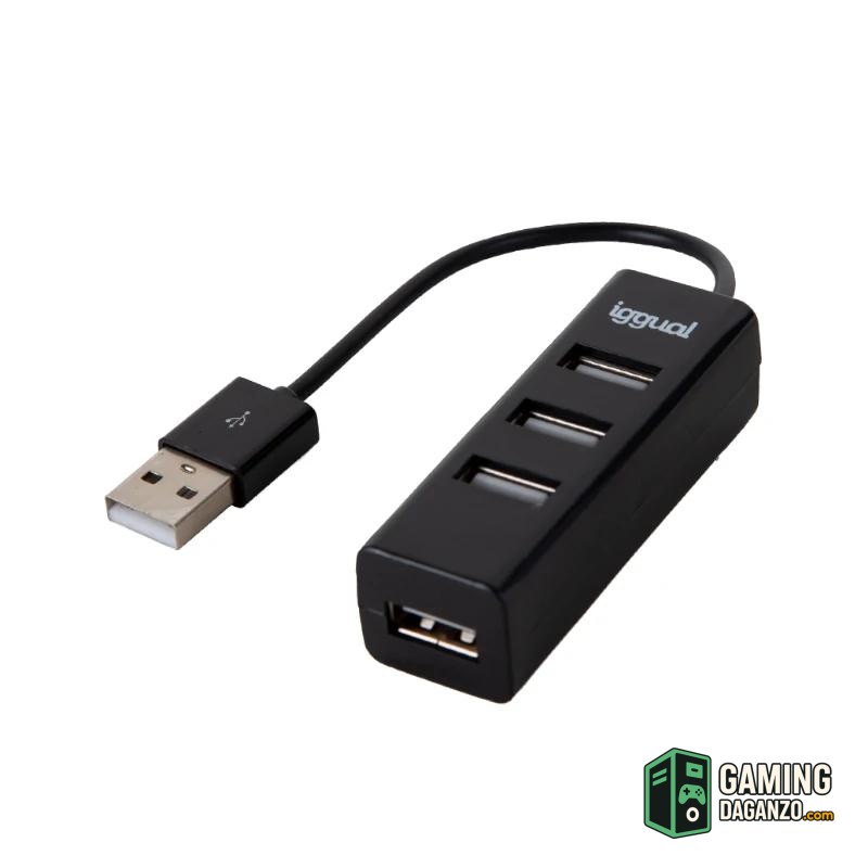 iggual Hub USB 2.0 x 4 puertos HUB-A-4p