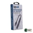iggual Hub USB 3 puertos USB 2.0 + 1 USB 3.0 THIN