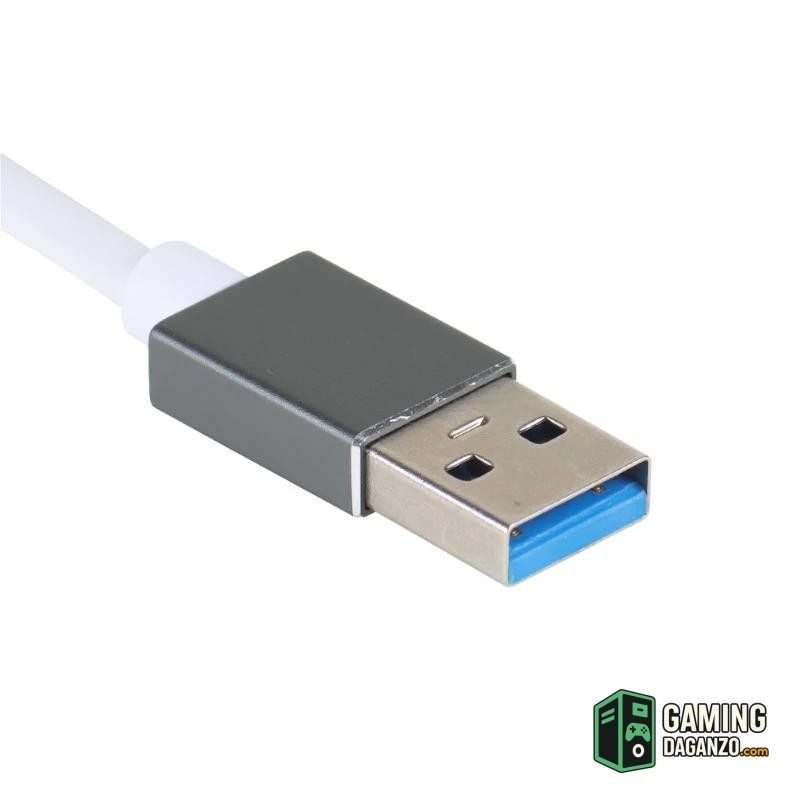 iggual Hub USB-A 3 puertos USB 3.0 + RJ45 Gigabit