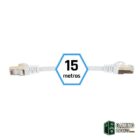 iggual Latiguillo CAT7 SFTP LSZH 15 metros blanco-Accesorios Redes Gamingdaganzo.com
