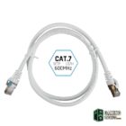 iggual Latiguillo CAT7 SFTP LSZH 2 metros blanco-Accesorios Redes-1 Gamingdaganzo.com