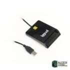 iggual Lector DNI SIP tarjetas ID USB 2.0 negro-Lectores tarjetas Gamingdaganzo.com