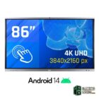 iggual Pantalla interactiva 4K ORCHID 86" Webcam