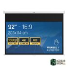 iggual Pantalla manual 16:9 92" 203x114 cm