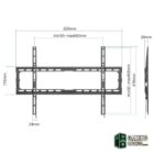 iggual SPTV16 Soporte TV 37"-80" 45kg pared fijo-Accesorios Imagen y Sonido-1 Gamingdaganzo.com