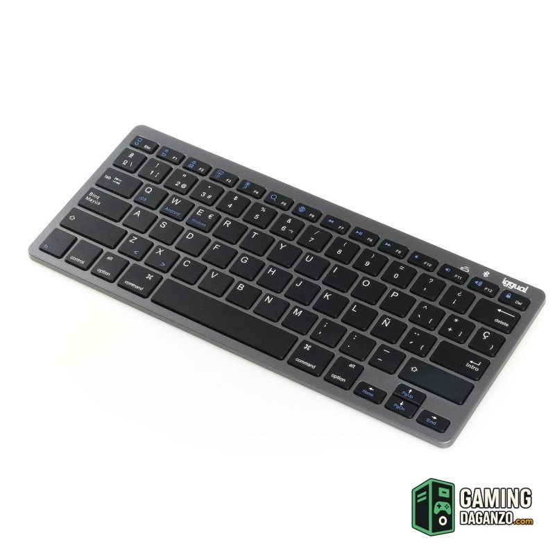 iggual Teclado Bluetooth Slim TKL-BT negro 2 canal-Teclados y ratones-1 Gamingdaganzo.com