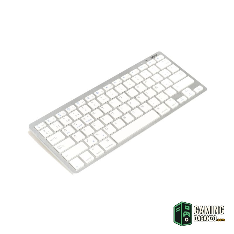 iggual Teclado Bluetooth Slim TKL-BT plata 2 canal-Teclados y ratones-1 Gamingdaganzo.com