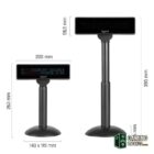 iggual Visor TPV regulable USB VFD 7" INFO DISPLAY-Accesorios PC y TPV-3 Gamingdaganzo.com