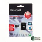 Intenso 3413470 Micro SD clase 10 16GB c/adapt-Tarjetas memoria-1 Gamingdaganzo.com