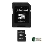 Intenso 3413470 Micro SD clase 10 16GB c/adapt-Tarjetas memoria Gamingdaganzo.com