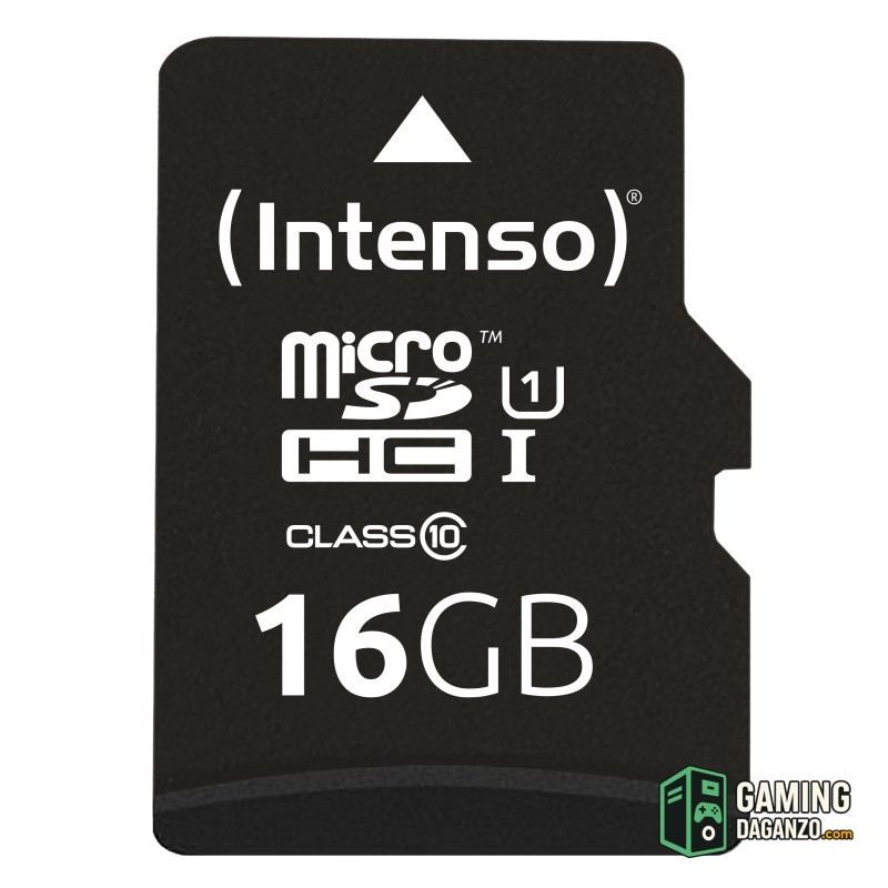 Intenso 3423470 Micro SD UHS-I Premium 16GB c/adap-Tarjetas memoria-1 Gamingdaganzo.com