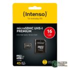 Intenso 3423470 Micro SD UHS-I Premium 16GB c/adap-Tarjetas memoria-2 Gamingdaganzo.com