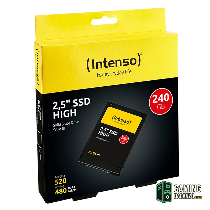 Intenso 3813440 HIGH SSD 240GB 2.5" Sata3-Almacenamiento interno-1 Gamingdaganzo.com