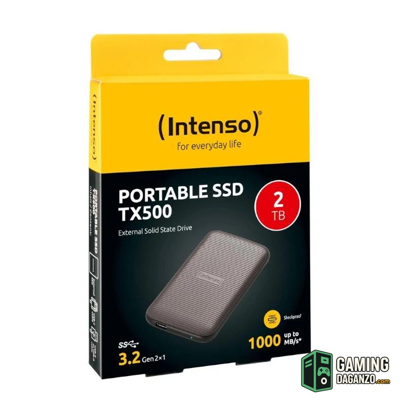 Intenso External SSD TX500 2Tb USB-C 3.2 Gen 2x1-Almacenamiento externo-1 Gamingdaganzo.com