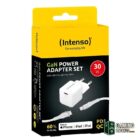 Intenso | KIT Cargador GaN W30C + Cable Lightning