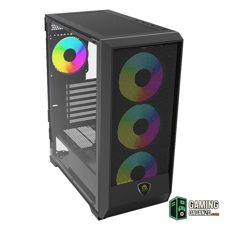 Keep Out Caja Atx XC-501 Mesh Black Usb3.0+type c-Cajas y fuentes-1 Gamingdaganzo.com