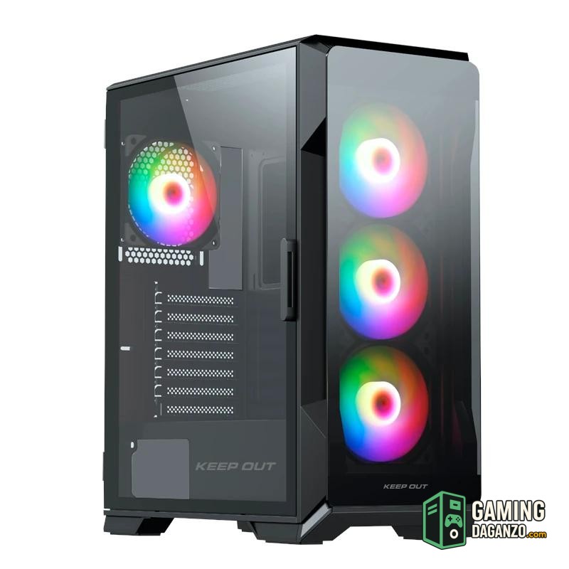 Keep Out Caja E-Atx XC-901 PRO ARGB TYPE-C-Cajas y fuentes-1 Gamingdaganzo.com