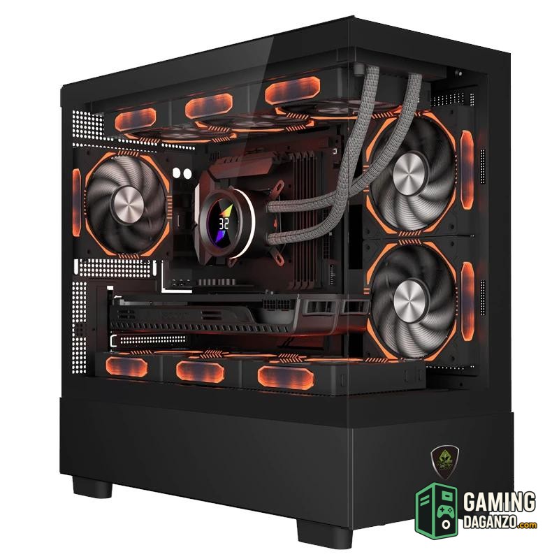 Keep Out Caja M-atx XC-301 3FANS Usb3.0 Glass-Cajas y fuentes-1 Gamingdaganzo.com