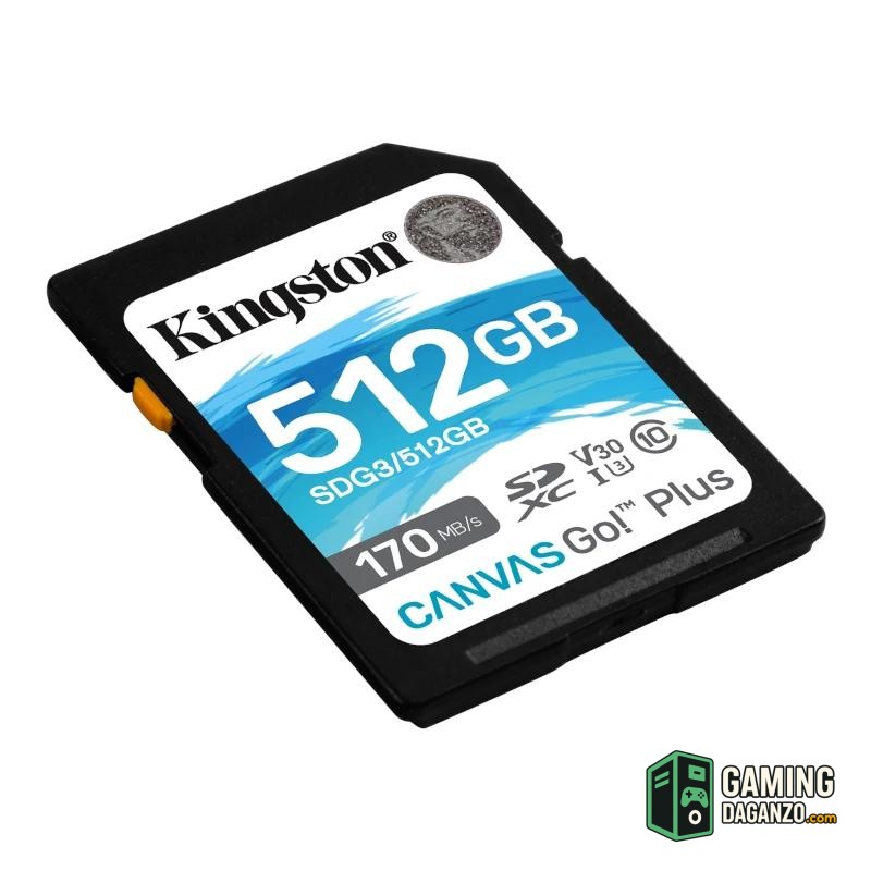 Kingston Canvas Go! Plus SD 512GB class 10 U3 V30-Tarjetas memoria-1 Gamingdaganzo.com