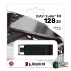 Kingston DataTraveler DT70 128GB USB C 3.2 Negro-Almacenamiento externo-1 Gamingdaganzo.com