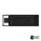 Kingston DataTraveler DT70 64GB USB C 3.2 Negro-Almacenamiento externo Gamingdaganzo.com