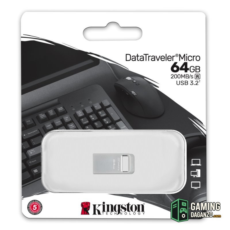 Kingston DataTraveler DTMC3G2 64GB Metal USB3.2-Almacenamiento externo-1 Gamingdaganzo.com