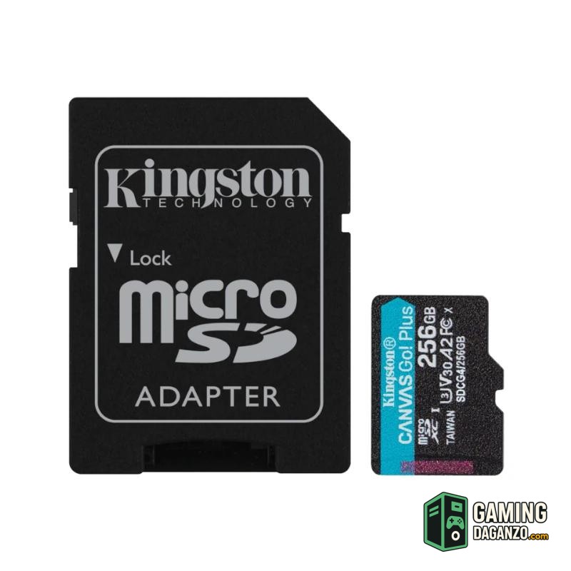 Kingston microSD Canvas Go! Plus 4 256GB 200 MB-s-Tarjetas memoria-1 Gamingdaganzo.com