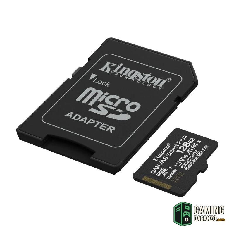 Kingston SDCS3/128GB microSD XC Gen3 150MB/s A1-Tarjetas memoria-1 Gamingdaganzo.com