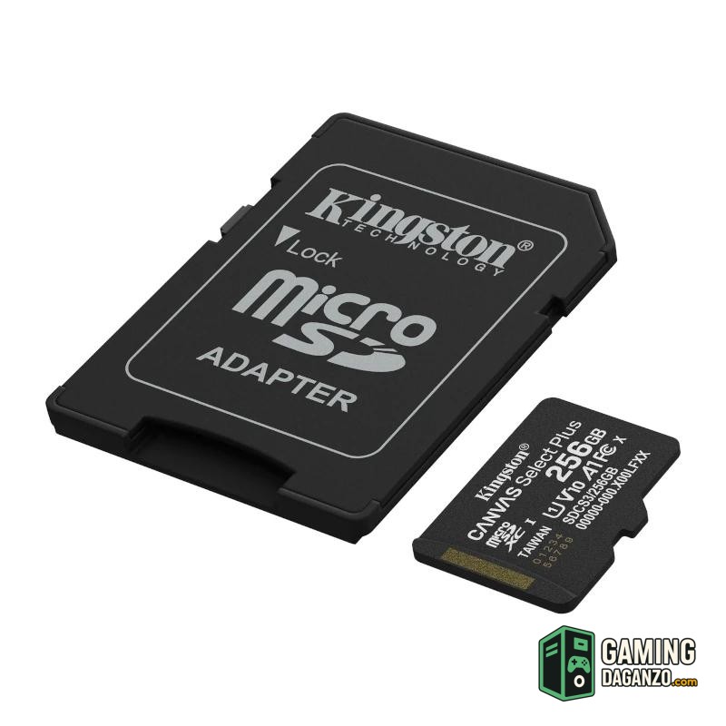 Kingston SDCS3/256GB microSDXC Gen3 150MB/s A1-Tarjetas memoria-1 Gamingdaganzo.com